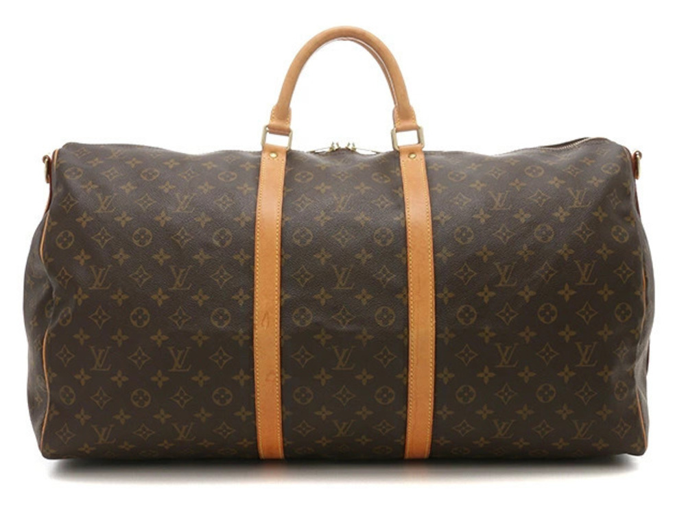 LOUIS VUITTON Keepall Bandouliere Boston Bag Travel Monogram